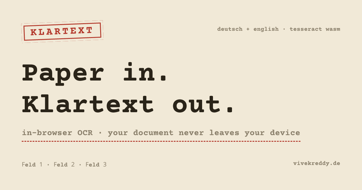 Klartext preview